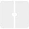 Ekena Millwork Lucan Architectural Grde PVC Contemporary Ceiling Medallion, Two Piece, 22"OD x 3"ID x 7 1/2"C x 1"P CMP22LN2-03000 - alternate 4